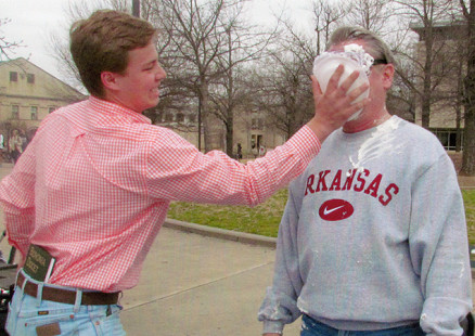 David Gearhart (right), University of Arkansas; ca. 2014 © Pryor Center for Arkansas Oral and Visual History, University of Arkansas